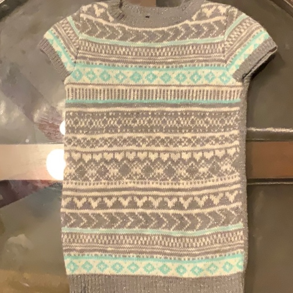 Short Sleeve Winter Sweater